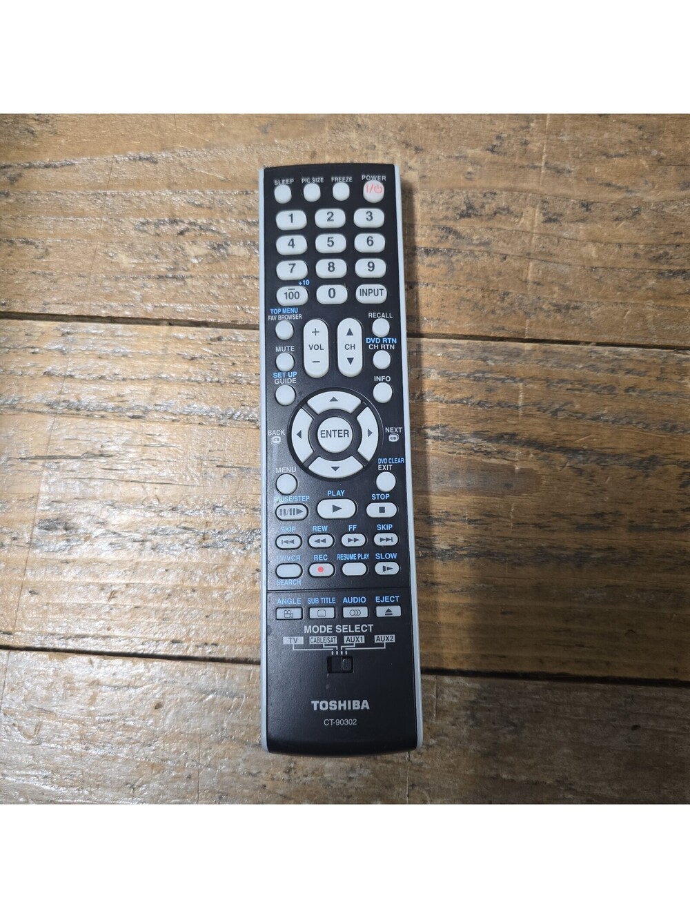 Genuine Toshiba CT-90302 Remote Control Original For Various Toshiba TV DVD VCR